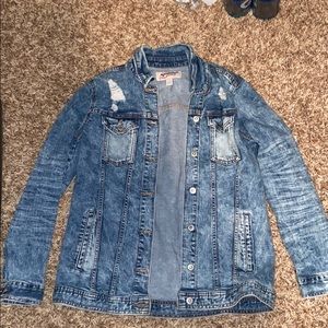 Distressed Jean Jacket